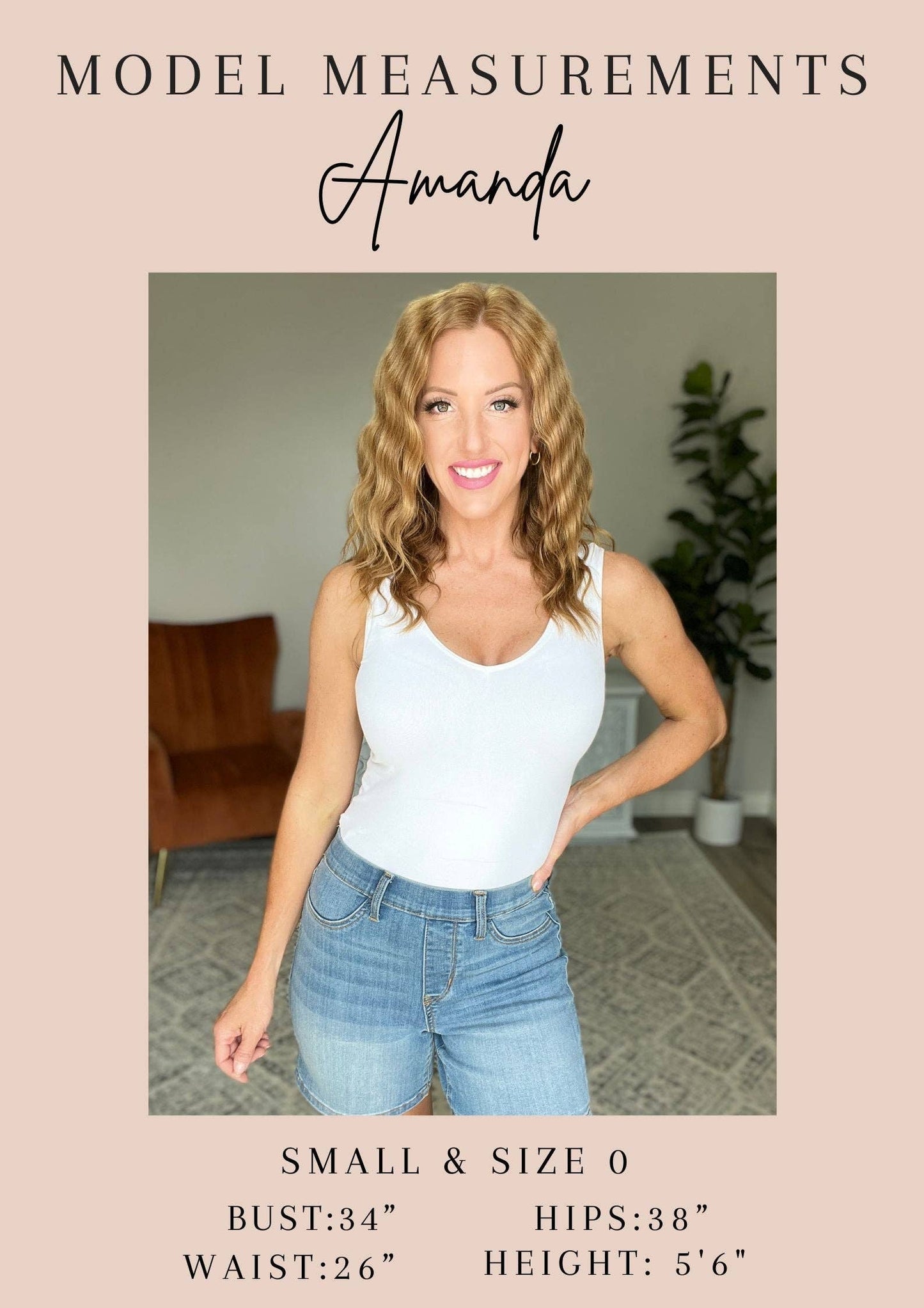 Daily Essential Notched Ribbed Tank in Pink: Medium