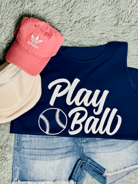 Play Ball tank top