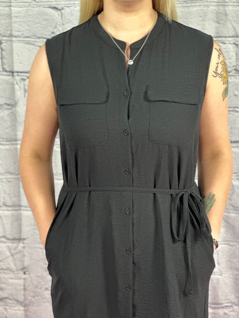Party in the Front Button Dress