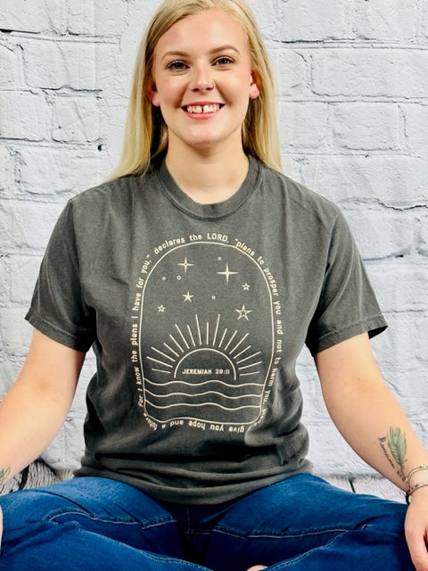 "For I know the Plans I have for you" Scripture tee