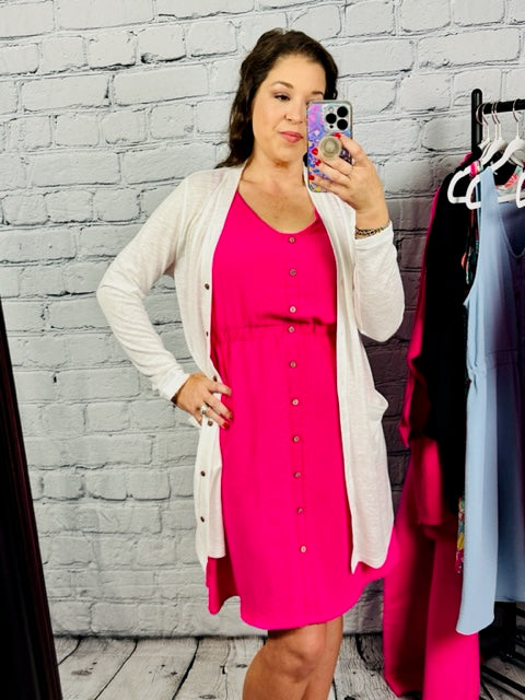 Bonds are Bright Button Dress