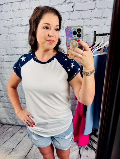 Star Shoulder Tee