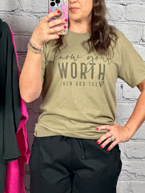 Know Your Worth Tee