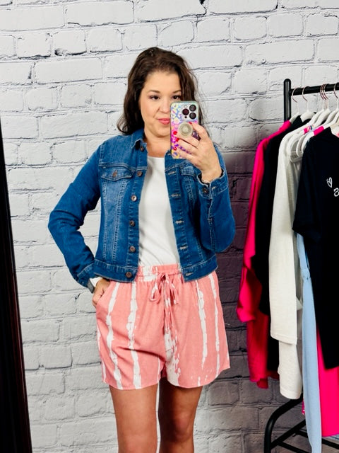 Sarah Spring drawstring shorts