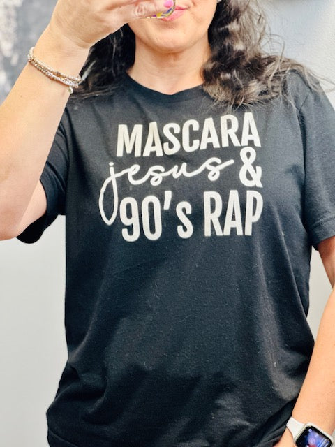 Mascara Jesus and 90's Rap Tee
