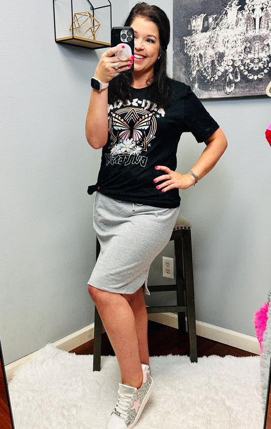 Take Me Outside Tie Skirt