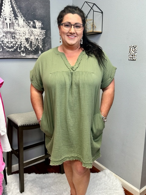 Gauze Tunic | Plus