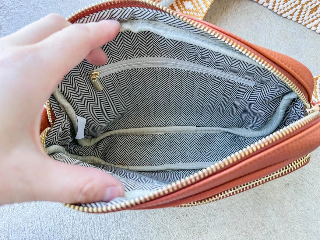 Vegan Leather Sling Bag