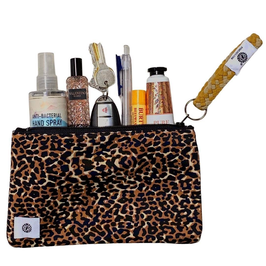 Pom Pouch - Leopard