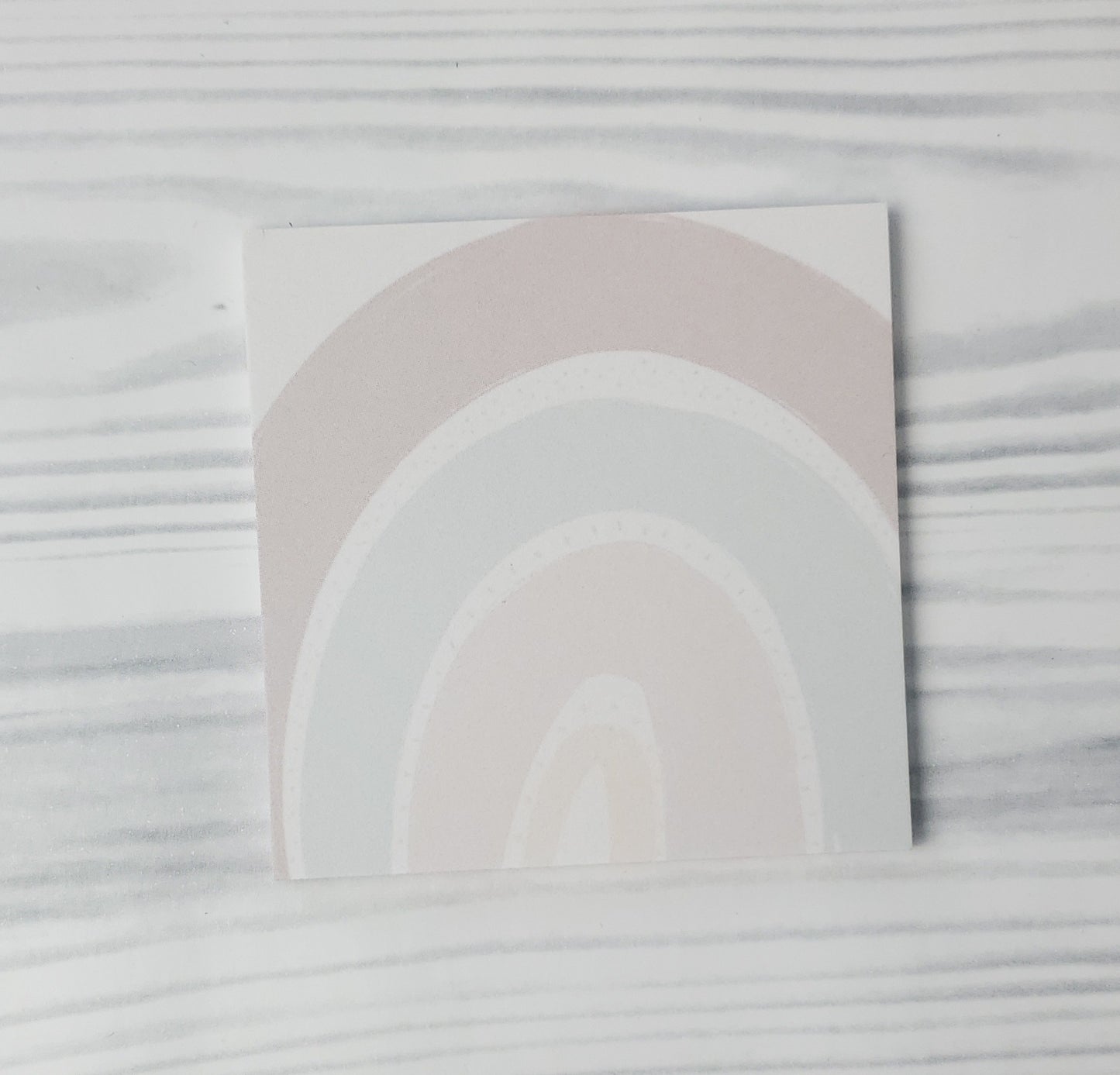 Modern Rainbow Small Sticky Pad