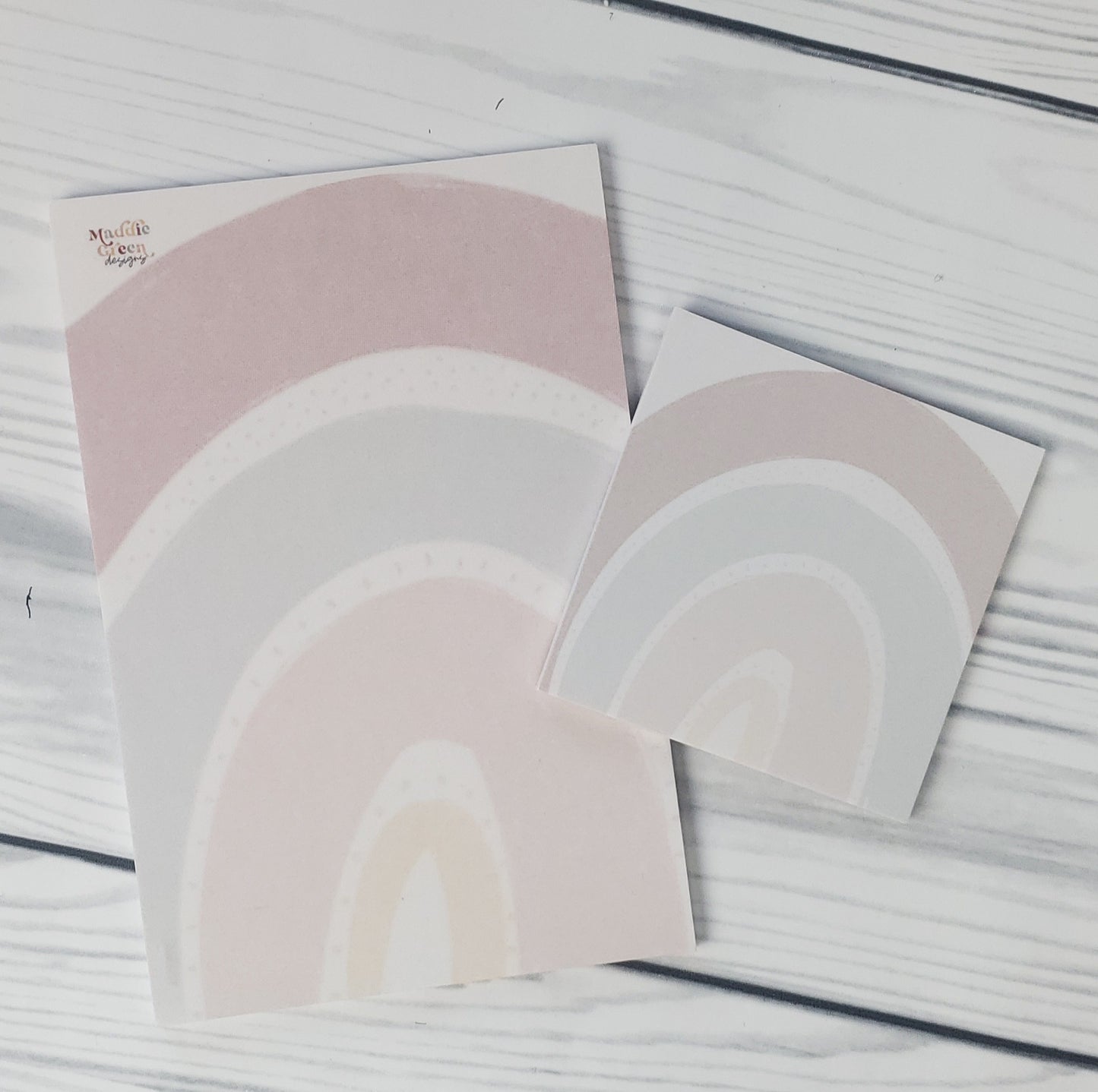 Modern Rainbow Small Sticky Pad
