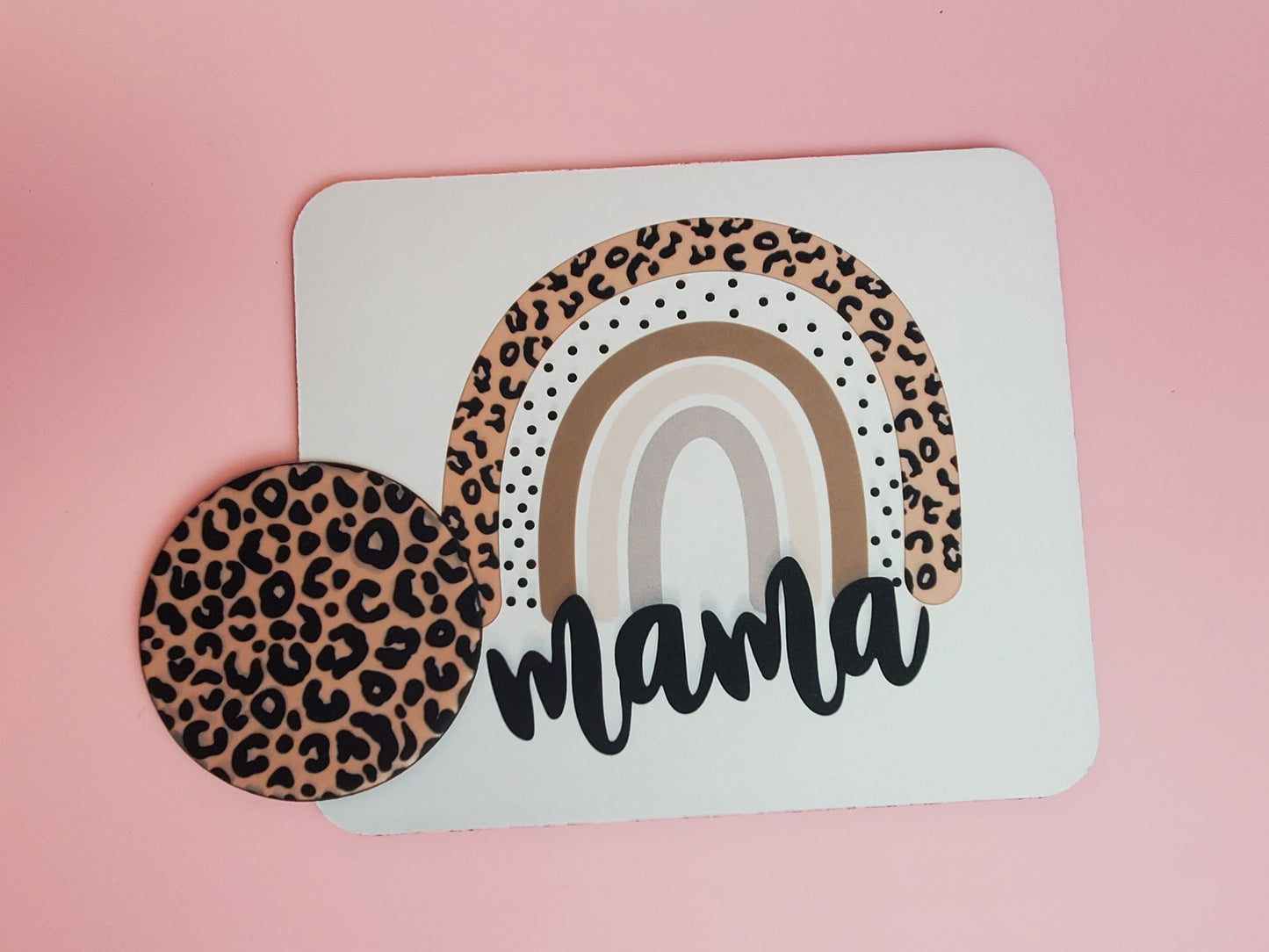 Leopard Rainbow Desk Set