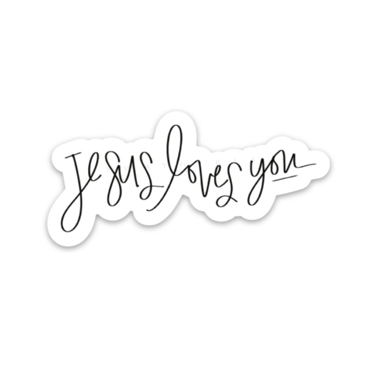 Jesus Loves You Sticker