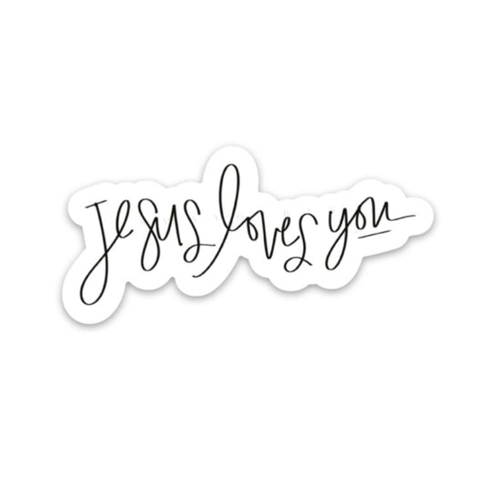 Jesus Loves You Sticker