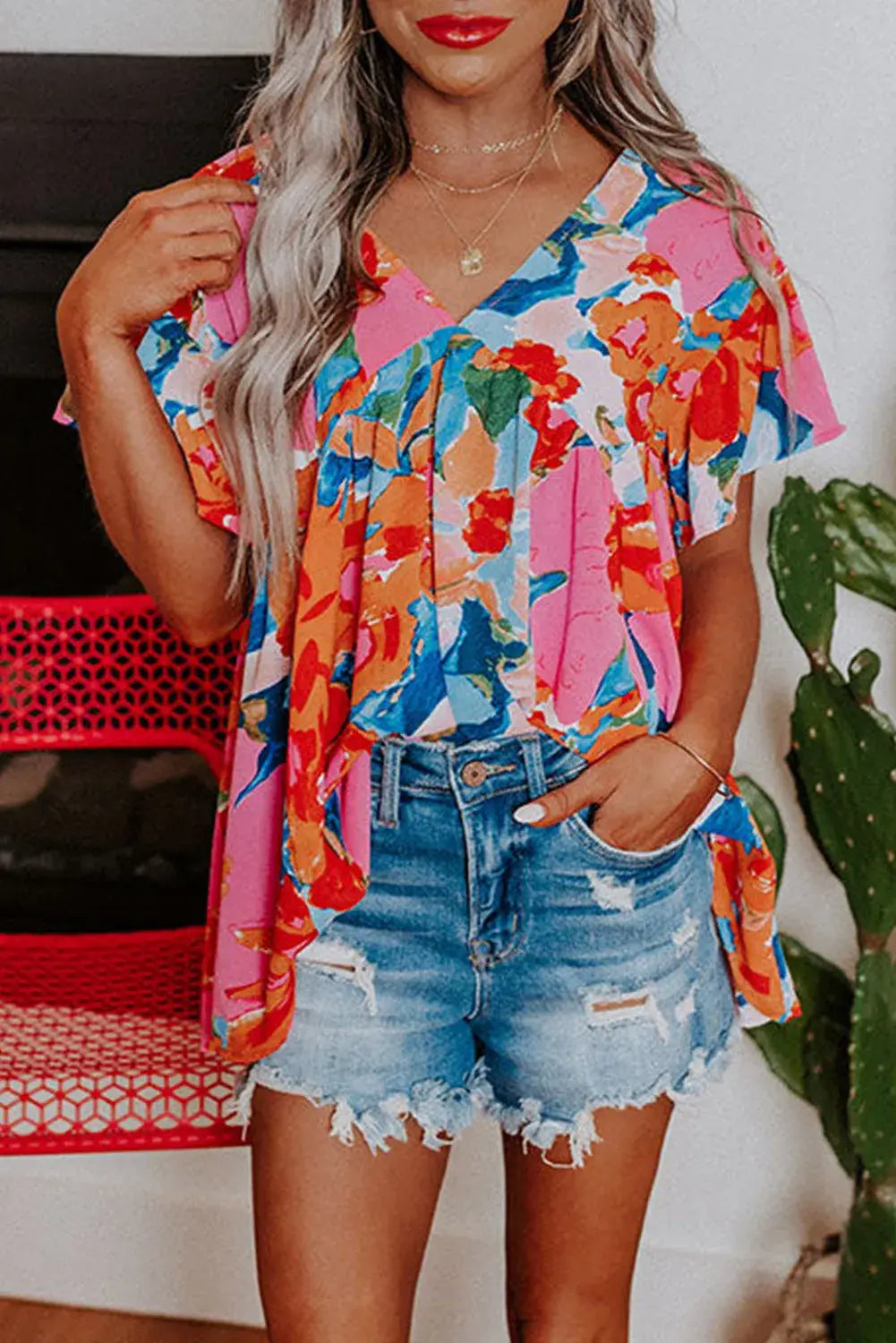 Let Loose Breezy Blouse