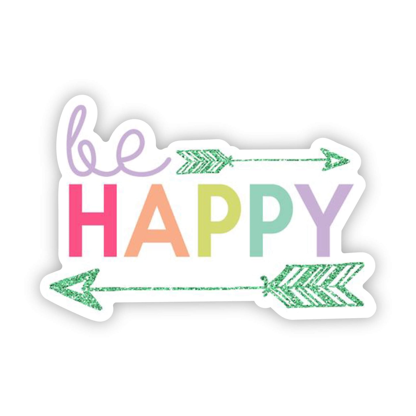 Be Happy Sticker