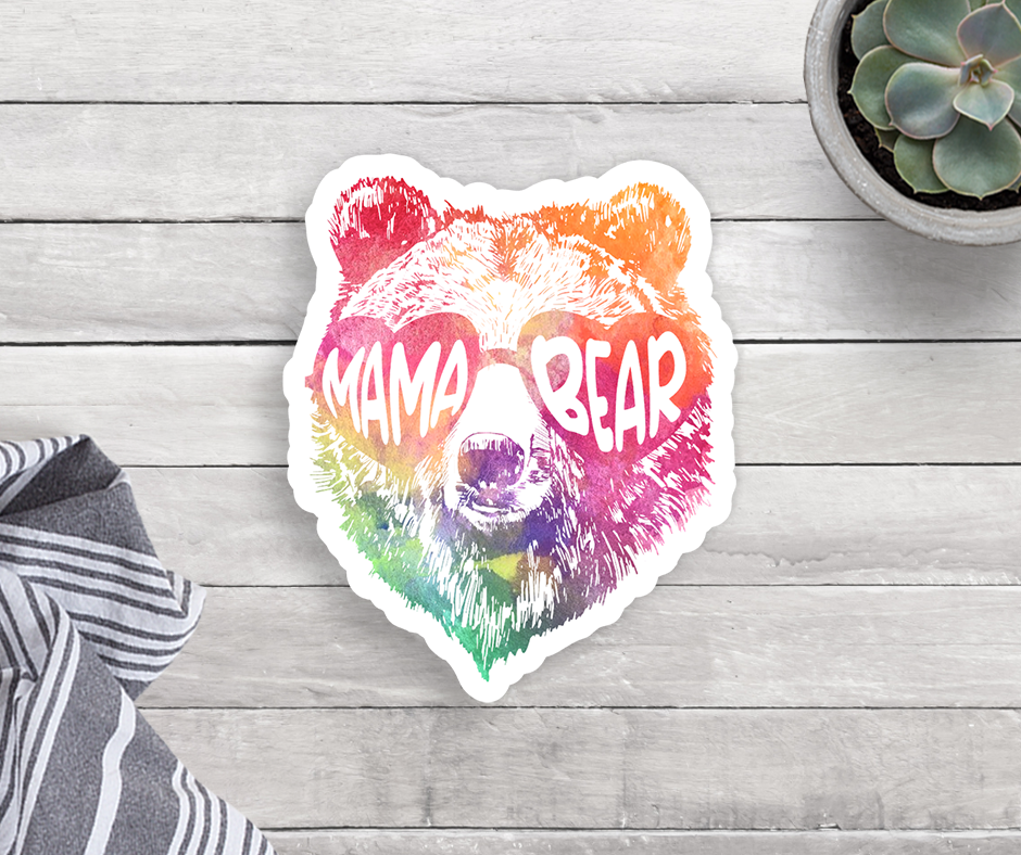 Mama Bear Vinyl Sticker