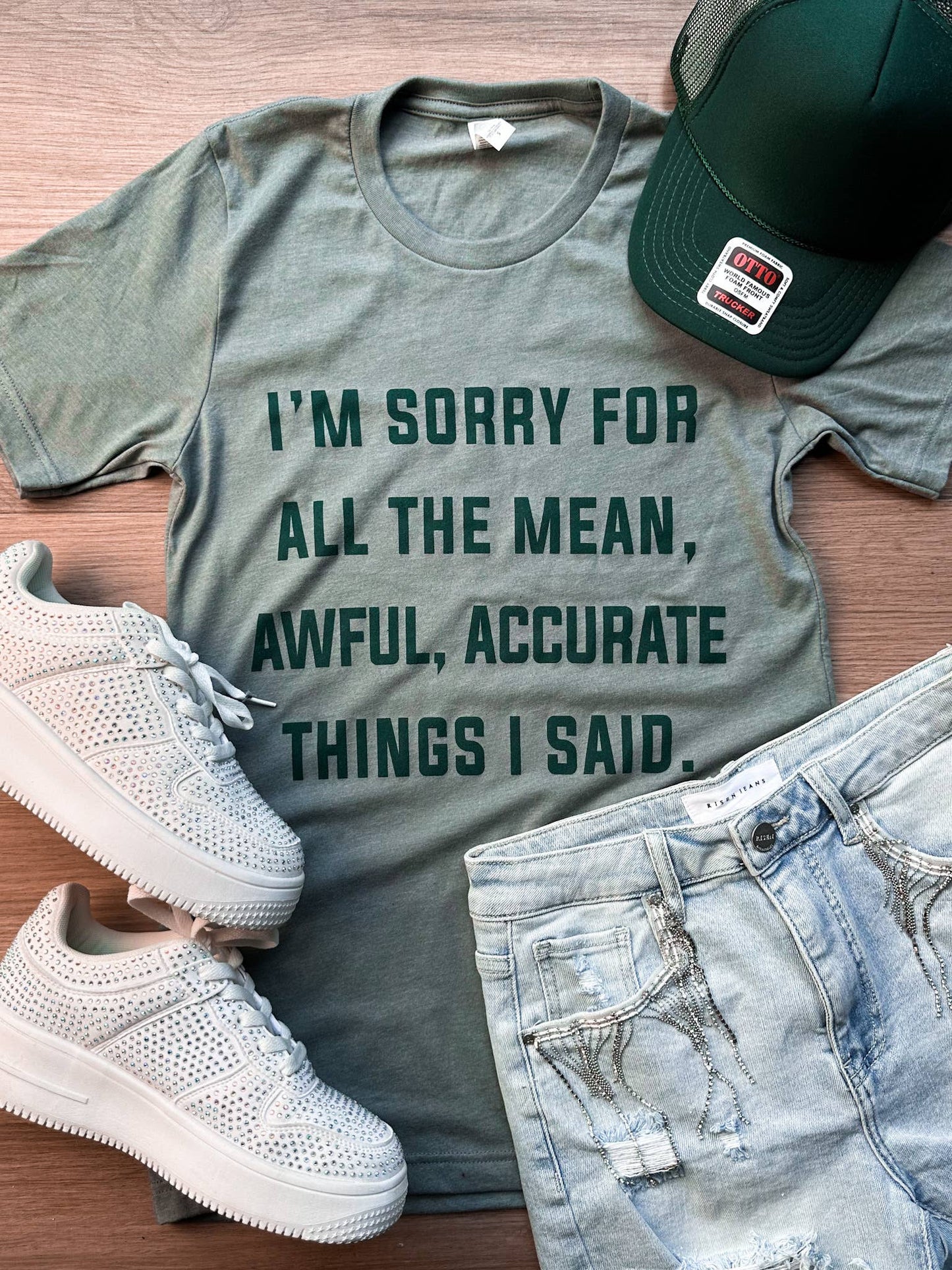 I'm Sorry Sarcastic Graphic Tee: M