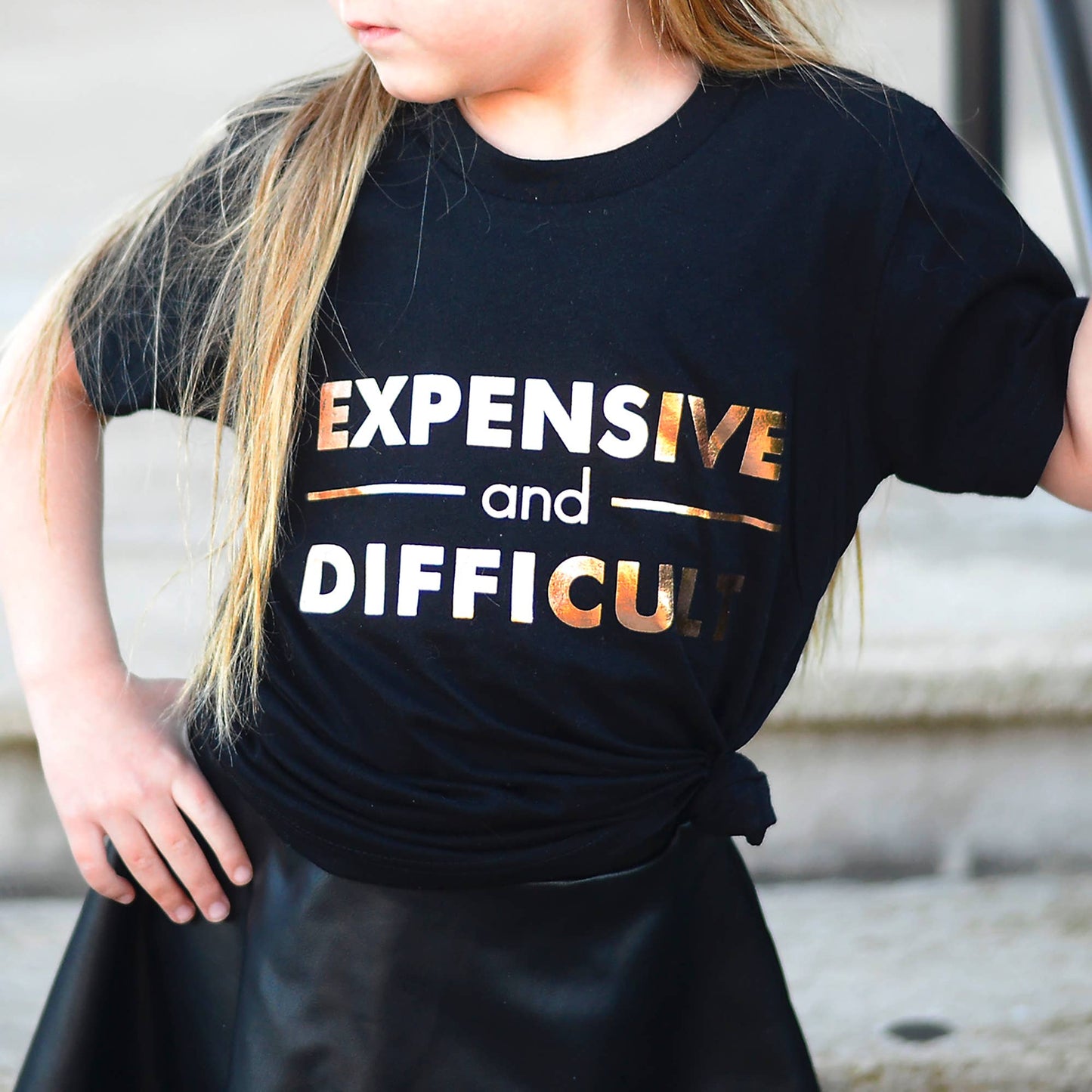 Expensive And Difficult Kid's Tee Shirt: 2T