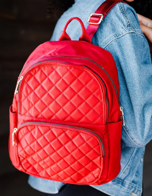 Ellie Mini Quilted Backpack