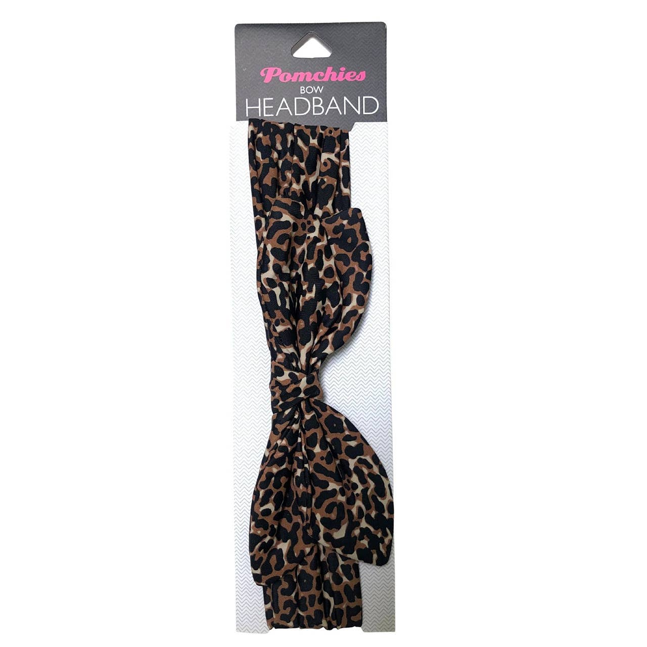 Leopard Bow Stretch Headband