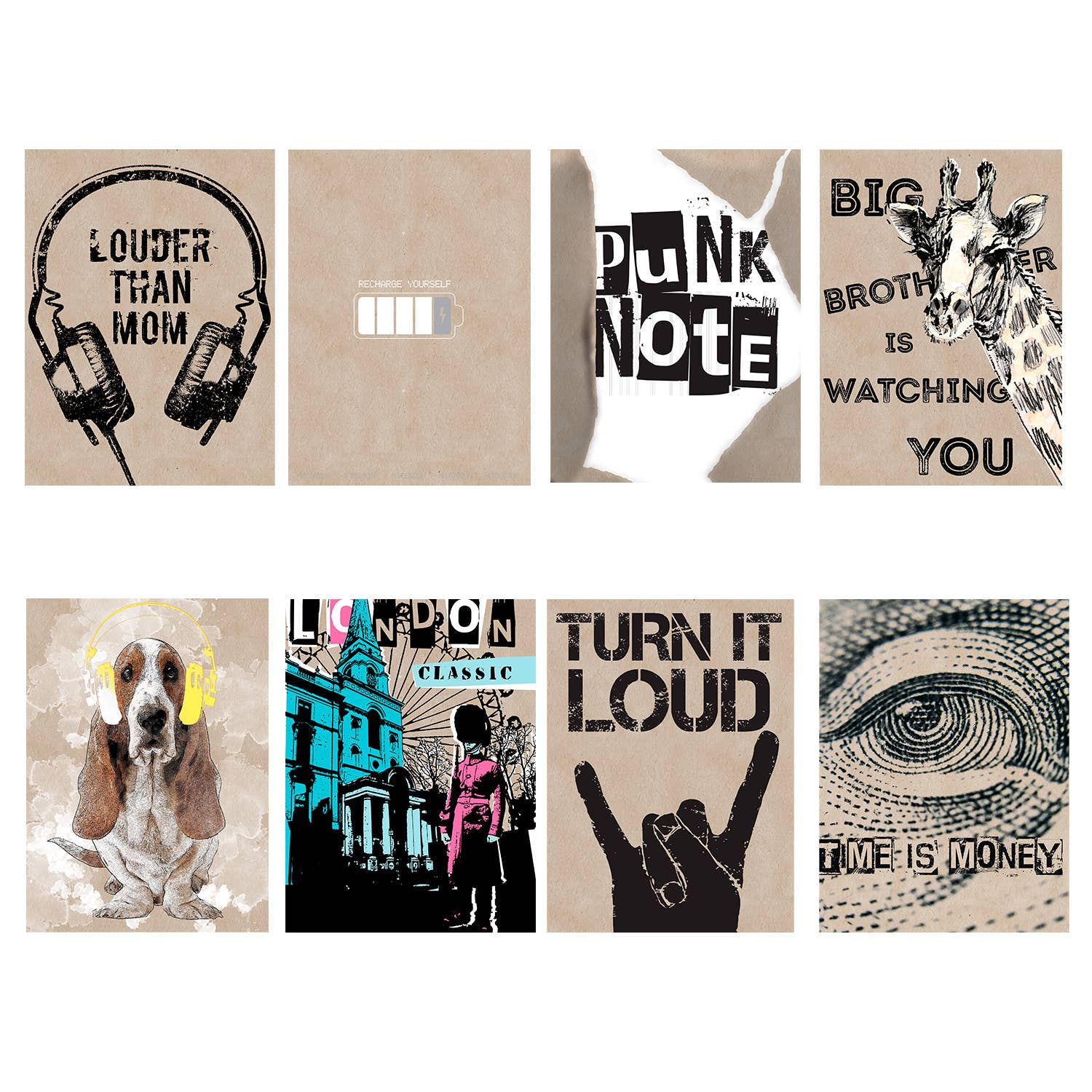 Punk Notebook Collection – Pretty Poppy Boutique