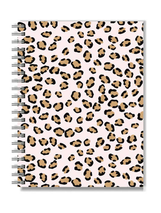 Pink Leopard Notebook