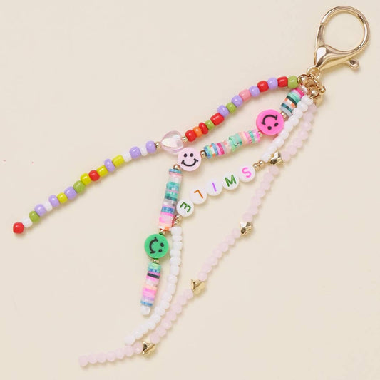 90s Style Multi Colors Beaded Chain