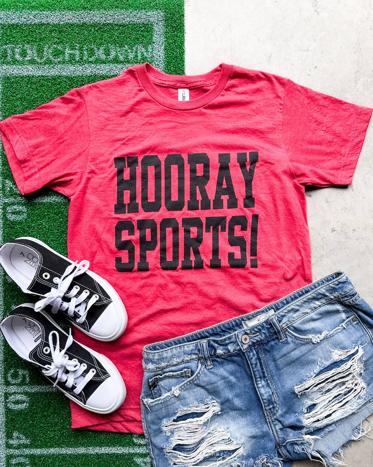Hooray Sports! Red Graphic Tee