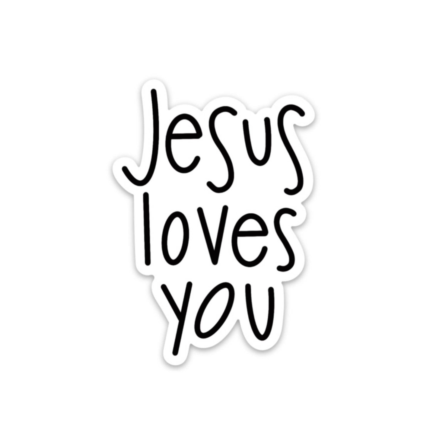 Jesus Loves You Sticker 2